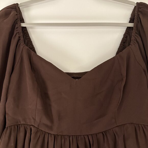 Abercrombie & Fitch Brown Dress (Size M // Lightly Used) - Picture 6 of 8